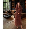 ADR Plush Fleece Women's Robe, Long Hooded Women's Bathrobe, Soft Cozy Women's Bath Robe & Plus Sizes - 2 of 4