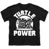 Turtle Power Spotlight Kids T Shirt For Youth, Black - 2 of 4