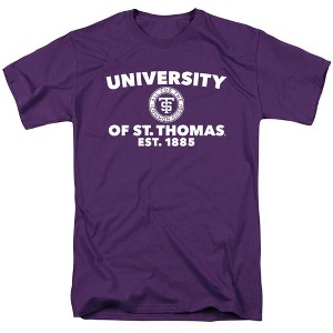 Men's University of St. Thomas Official Circle Logo Adult T-Shirt - 1 of 4