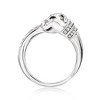 Ross-Simons 0.25 ct. t.w. White and Black Diamond Panther Ring in Sterling Silver - 4 of 4