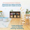 ECR4Kids 5-Compartment Mobile Storage Cabinet, 30in - 3 of 4