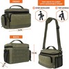 OPUX Tactical Lunch Box Men Adult, Insulated Large Cooler Bag with MOLLE, Mesh Side Pockets Pail Office Meal Prep - 4 of 4