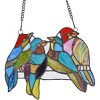 Chloe Lighting Polly Tiffany-Glass Window Panel 10" - 2 of 4