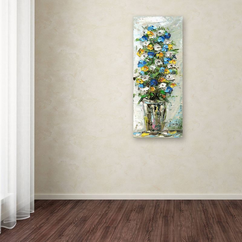 10&#34; x 24&#34; Spring Flowers in a Vase 2 by Hai Odelia - Trademark Fine Art, 4 of 6