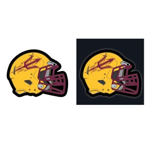 Evergreen Ultra-Thin Edgelight LED Wall Decor, Helmet, Arizona State University- 19.5 x 15 Inches Made In USA - 1 of 4