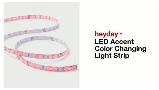 LED Accent Color Changing Light Strip - heyday&#8482;, 5 of 6, play video