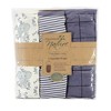 Touched by Nature Baby Boy Organic Cotton Swaddle Wraps, Elephant, 0-3 Months - 2 of 2
