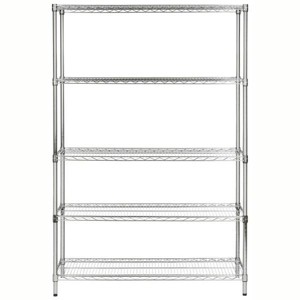 Echo 5 Tier Heavy Duty Shelve - Chrome - Safavieh - 1 of 3