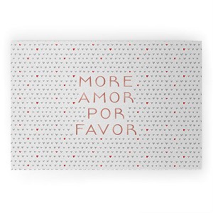 Orara Studio More Amor Quote Rose Gold Looped Vinyl Welcome Mat - Society6 - 1 of 4