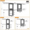 Besiost Freestanding Closet System with 8 Hannging Rods and Drawers, Hanging Closet Organizer with 10 Shelves - 4 of 4
