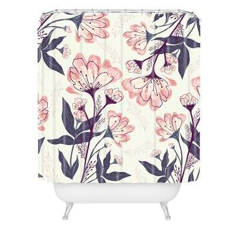 Rosebud Studio Spring Harmony Shower Curtain Pink - Deny Designs