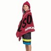 22"x51" NCAA Arkansas Razorbacks Hooded Youth Beach Towel - 2 of 3