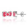 Sanrio Hello Kitty Fashion Jewelry Set Heart Necklace with Bow Studs, Officially Licensed - 3 of 4