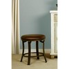 Hastings Backless 19" Vanity Stool - Antique Bronze - Hillsdale Furniture: Padded, Metal Frame, Round Ottoman Bench - 3 of 4