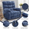 Oversized Power Lift Recliner Chair with Heat & Massage, Dual Motor, Infinite Positions, Heavy Duty Chenille Electric Recliner for Elderly - 2 of 4
