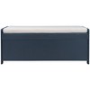 YOOCOZZ MDF Storage Shoe Bench with 3 Shutter-shaped Doors,Removable Cushion and Hidden Storage Space - 3 of 4