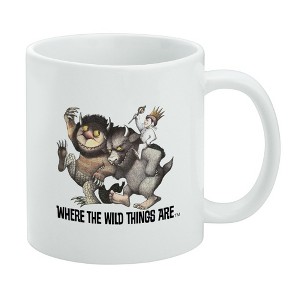 Where the Wild Things Are March Ceramic Coffee Mug, Novelty Gift Mugs for Coffee, Tea and Hot Drinks, 11oz, White - 1 of 4