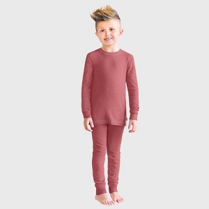 City Threads Boys USA-Made Soft & Cozy Thermal Long Johns 2-Piece Set - Warm Base Layer & Loungewear - 1 of 4