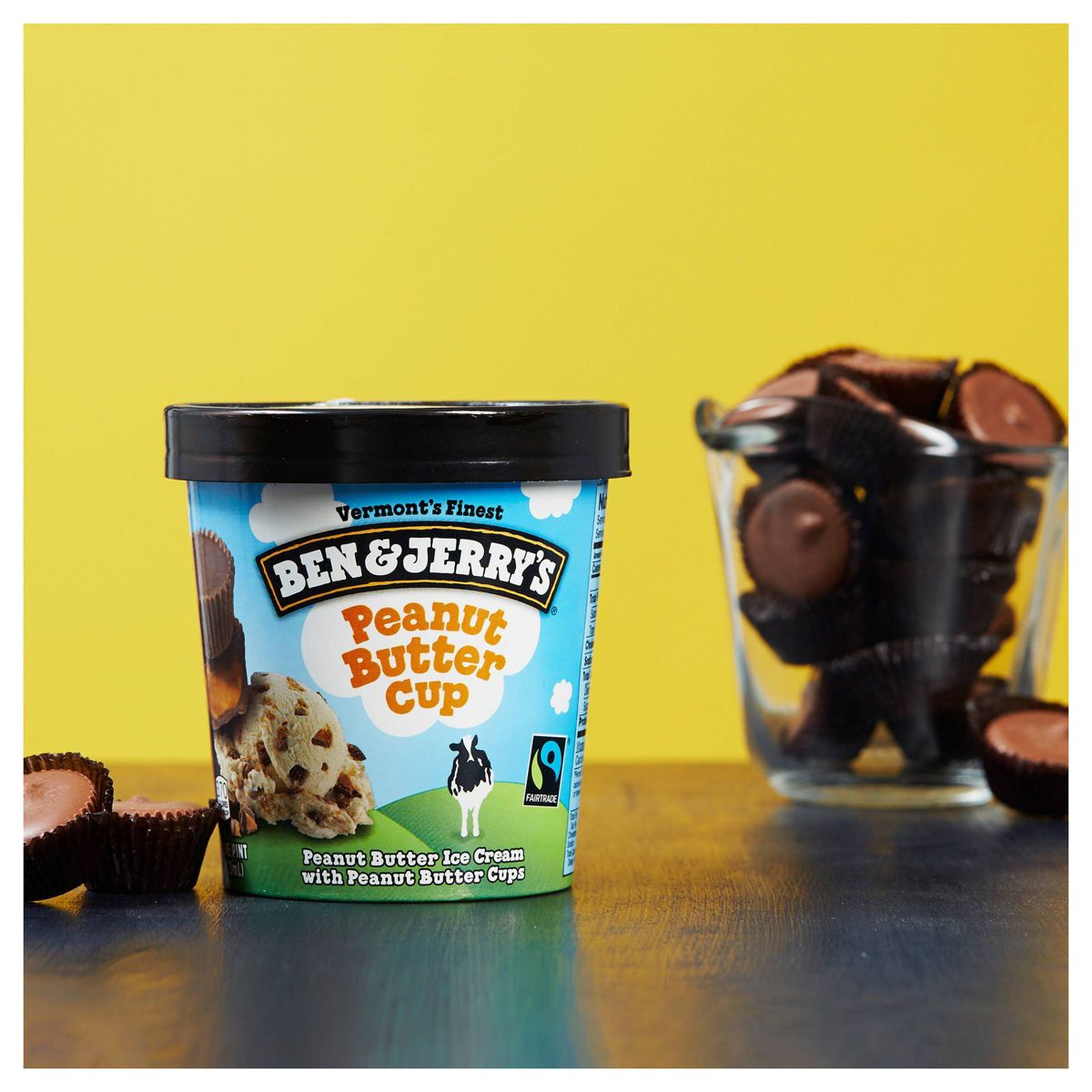 Ben & Jerry's Peanut Butter Cup Ice Cream - 16oz: Gluten-Free, Fair Trade Certified - thumbnail 5