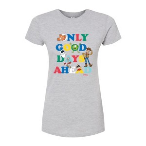 Women's - Disney - Only Good Days Ahead Fitted Graphic T-Shirt - 1 of 3