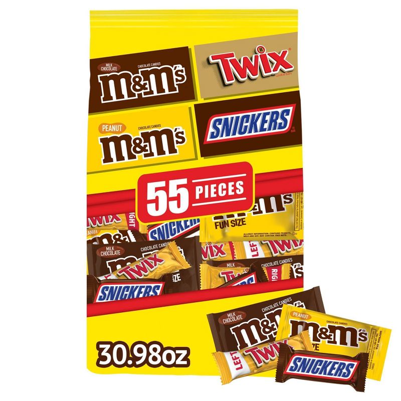 Mars Fun Size Chocolate Favorites Variety Pack - 30.98oz, 1 of 12