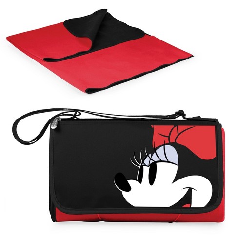 Picnic Time Disney Minnie Mouse Blanket Tote Outdoor Picnic Blanket - Red - image 1 of 4