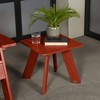 Italica Modern Patio Side Table - Rustic Red - highwood - 2 of 4