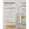 Clothes Rack, Iron and Wood Wardrobe Closet Organizer, Heavy Duty Garment Rack with Hanging Rods, Closet Shelves 15.7 x 37.2 x 70.9 Inches - 4 of 4