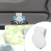 Unique Bargains Universal Magnet Adsorption Card Clip Car Sunglasses Holder 3.35"x2.56" - 2 of 4