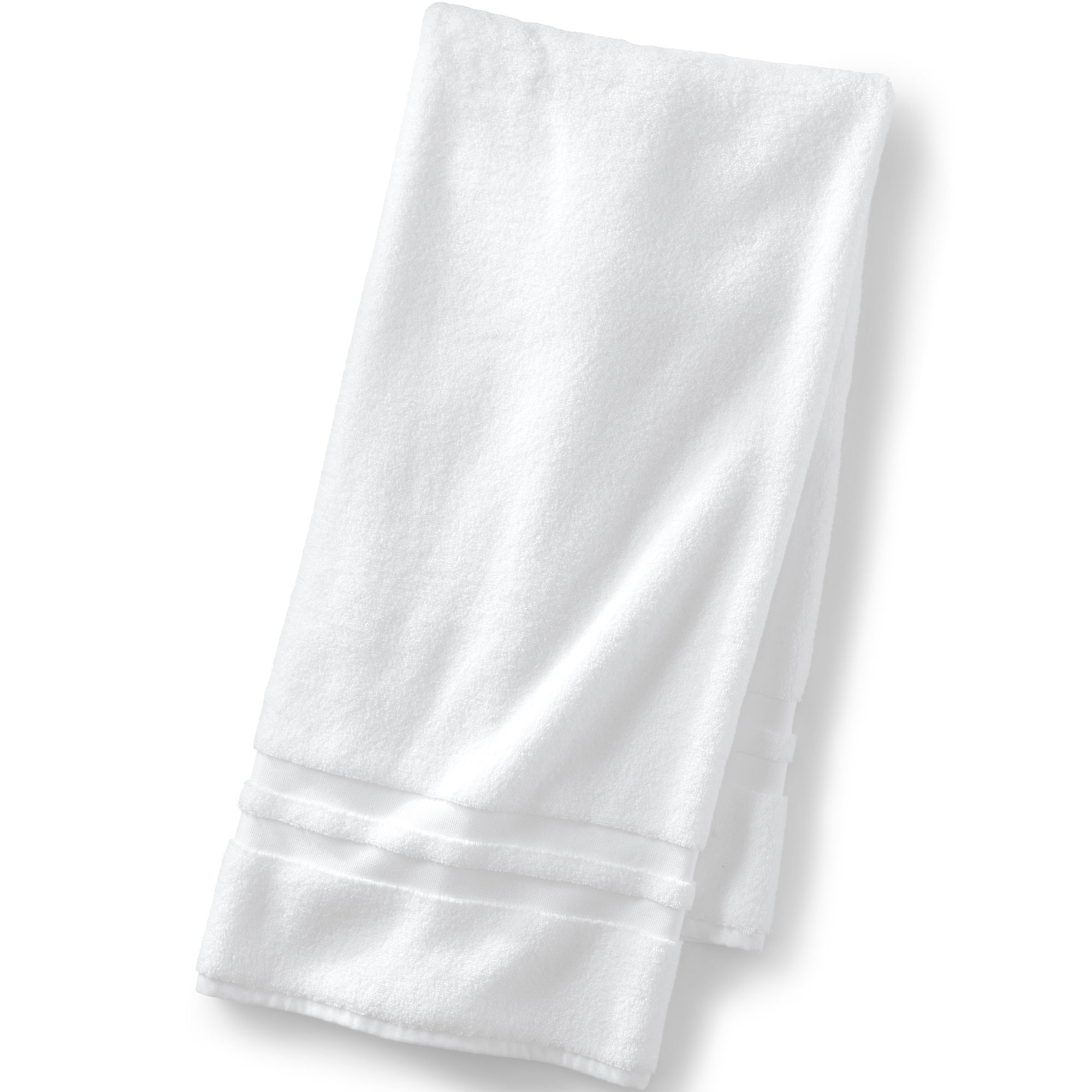 Lands' End Essential Cotton Bath Sheet (White)