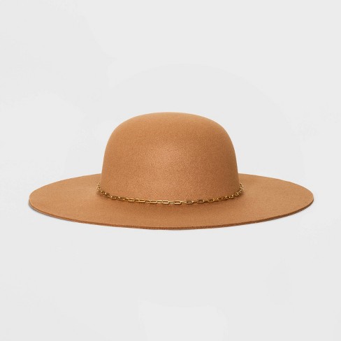 New - Felt Floppy Hat - A New Day Tan S/M