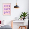 Stupell Industries Love Bubble Lettering Framed Giclee Art - 3 of 4