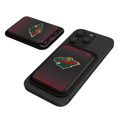 Keyscaper NHL Western Conference Teams Linen Black Magnetic Credit Card Wallet