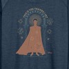 Women's - Disney - This Is The Thanks I Get King Lightweight French Terry Wide Neck Long Sleeve Shirt - 2 of 4