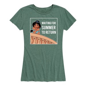 Women's - Disney Princess - Waiting For Summer Short Sleeve Graphic T-Shirt - 1 of 4