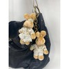 Wrapables Country Floral Plush Stuffed Animal Doll Keychain Bag Charm (Set of 2) - 3 of 4
