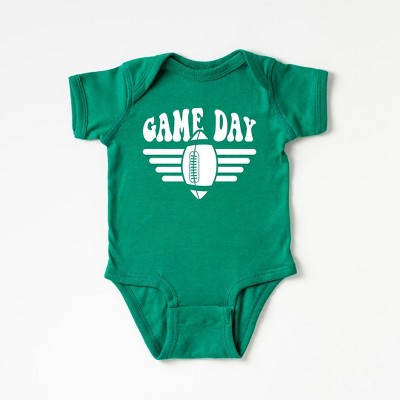 The Juniper Shop Football Game Day Stripes Baby Bodysuit