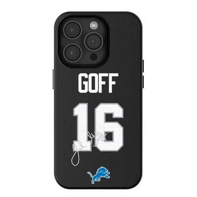 Keyscaper NFL Detroit Lions Players Game Tactic MagSafe Compatible Cell Phone Case for Apple iPhone