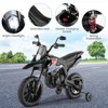 Infans 12V Licensed Aprilia Kids Ride On Motorcycle Electric Dirt Bike w/ Light & Music - 3 of 4