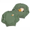 Simply Sage Market Women's Graphic Sweatshirt Boho It's Fall Y'all Pumpkins Front and Back - 2 of 4