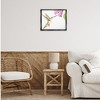 Stupell Industries Hummingbird & Bluebell Flower Black Framed Floater Canvas Wall Art - 2 of 4