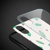 Reiko iPhone X/XS Hard Glass Design TPU Case with Cactus Design - 3 of 4