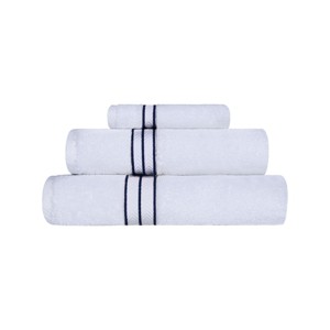 Premium Cotton Solid Plush Heavyweight Hotel Luxury Towel Set by Blue Nile Mills - 1 of 4