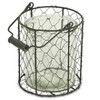 Cheung's Teska Round Glass Jar in Brown Wire Basket- X-Large - 2 of 3