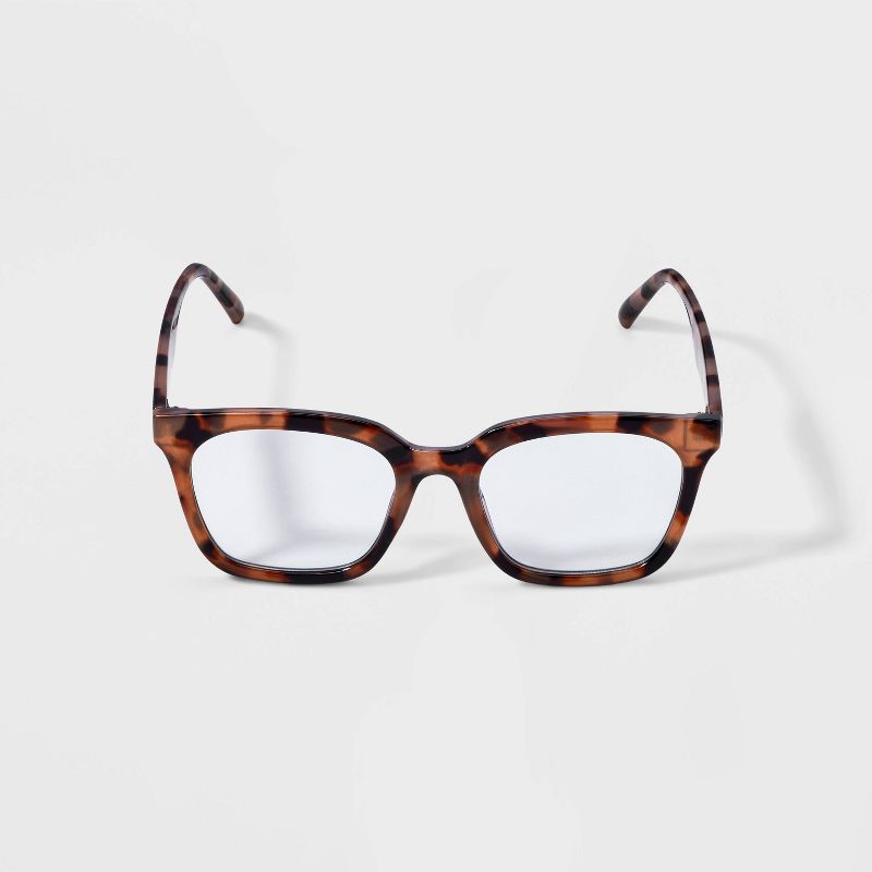 Women's Plastic Square Sunglasses - Wild Fable™ Brown: UV Protection, Blue Light Filtering