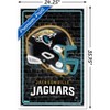 Trends International NFL Jacksonville Jaguars - Neon Helmet 23 Framed Wall Poster Prints - 3 of 4