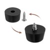 Unique Bargains Non-Slip Rubber Bumper Feet with Stainless Steel Washer Screws - 4 of 4