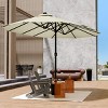 SEVOBAL Patio Umbrellas Outdoor Market Extra Large, Crank Handle for Deck, Lawn, Backyard, Sun Shade - 3 of 4