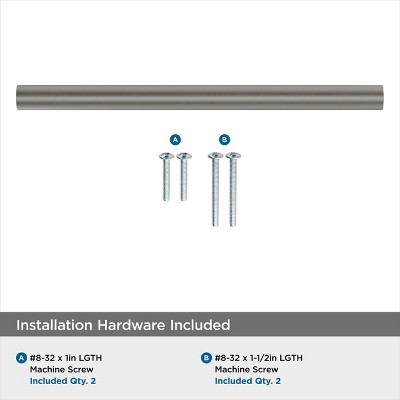 Versa Brushed Nickel 7-Inch Modern Bar Pull