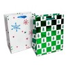 2pk Checkered Snowflakes Gift Bags - Bullseye's Playground™ - 2 of 3